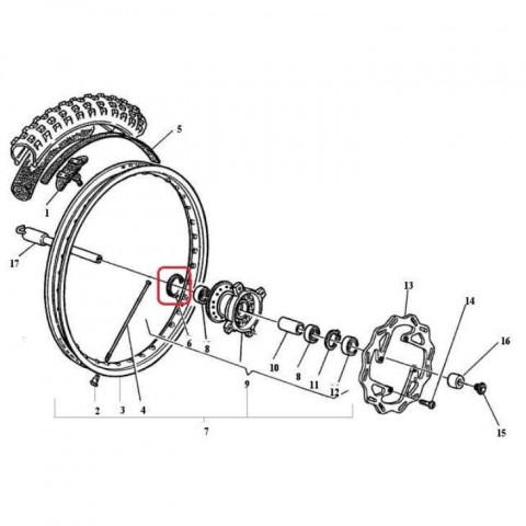 RETENTOR RODA FRT.
