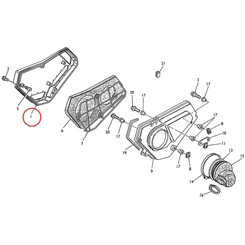COVER, AIR CLEANER CASE