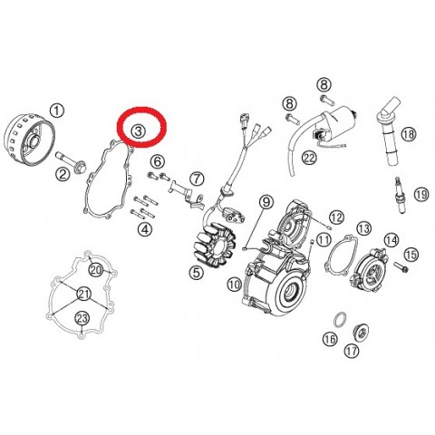 GASKET FLYWHEEL COVER