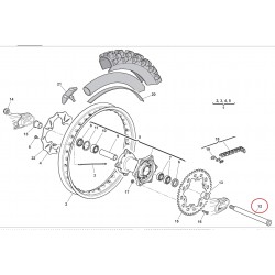 REAR WHEEL SHAFT 10-14