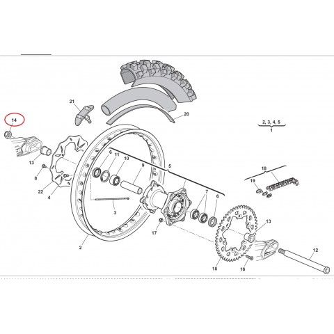 PORCA RODA TRÁS M20