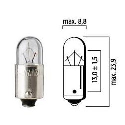 LAMPADA 12V 3W BA9s - 3038