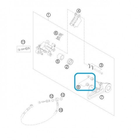 CONJ.BORRACHAS PINÇA TRAVÃO