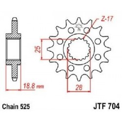 SPROCKET JT Z17