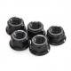 NUT SET REAR SPROCKET CNC RACING BLACK