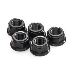 NUT SET REAR SPROCKET CNC RACING BLACK