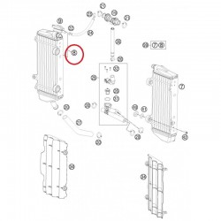 RADIADOR DIR. KTM 2T 14-16