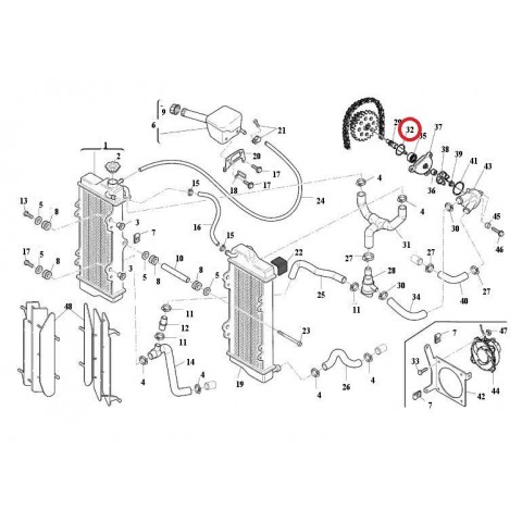 O-RING VEIO BOMBA AGUA.