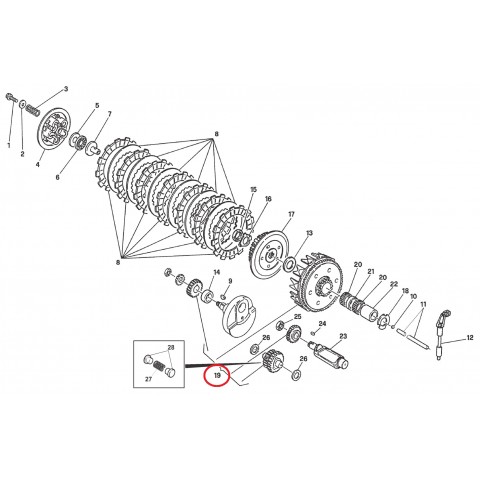 CLUTCH/CRANKSHAFT GEARS