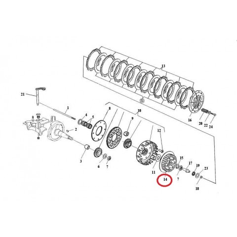 SUPORTE DISCOS FERRO