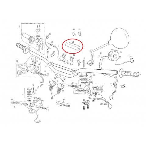 HANDLEBAR FOAM GUARD GAS GAS 2006