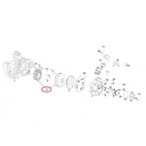 GENERATOR KIT GAS GAS 2T 14-17