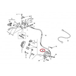 CALIPER, FRONT BRAKE.
