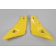 SIDE FUEL TANK COVERS YELLOW