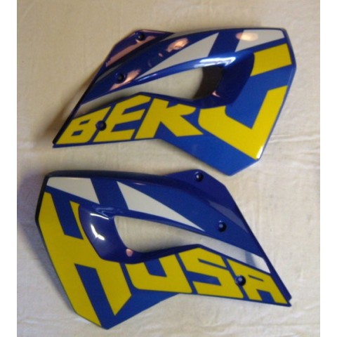FUEL TANK COVERS BLUE WITH DECALS 2011