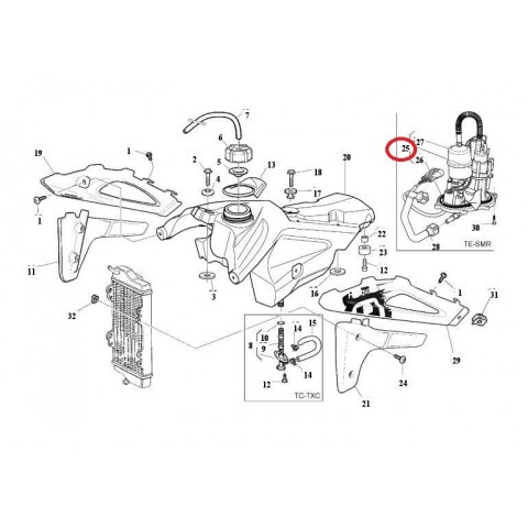PUMP, FUEL TE - SMR 250-450-510