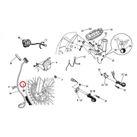 MAGNETICO SENSOR VELOCIDADE