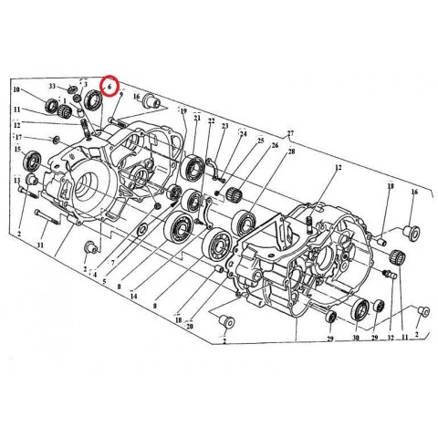 SEAL SPROCKET SHAFT