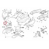 FRONT FENDER SUPPORT GREY