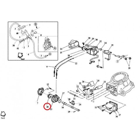 PULLEY HTS CYLINDER WRE-SMS 125 07-08