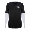 T SHIRT INST. L/S BLUE/WHITE S