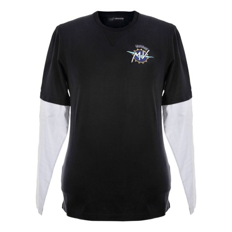 TSHIRT INST.L/S BLUE/WHITE XXX