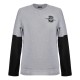TSHIRT INST.L/S GREY/BLUE XXXL