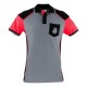 EGV1 POLO GRAY/RED L