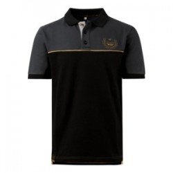 75 YEARS LOGO BLACK POLO S