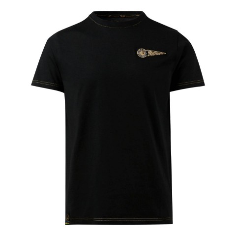 75 YEARS OLD BLACK TSHIRT M