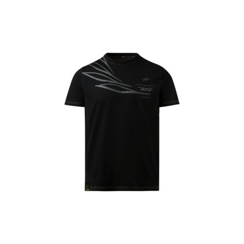 75 YEARS OLD LAUREL BLACK TSHIRT