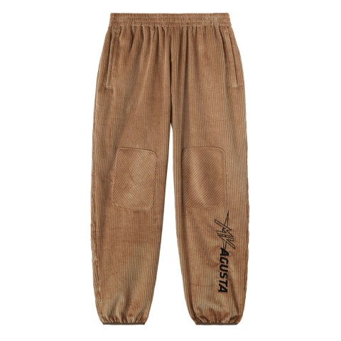 PANT VLVT BEI LOGO S