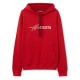 HOODIE MAN L. RED EXT LOGO XL