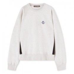 SWSHIRT CREW GRY RAGLAN M