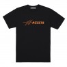 T-SHRT M.C.BLK/OR EXT LOGO XXL