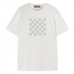 T-SHRT MAN C. WHT CRO XL