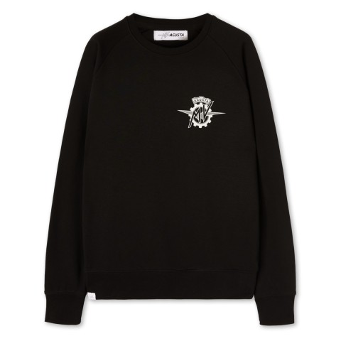 SWSHIRT CREW BLK RGL1 XL