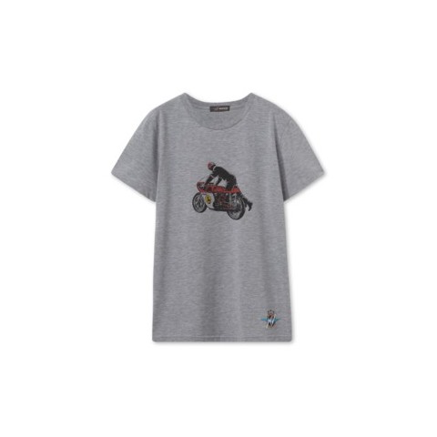 MV19 VINT RIDER T-SHIRT GREY -
