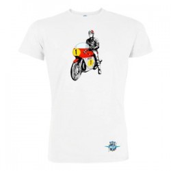 MV19 VINT RIDER T-SHIRT WHITE