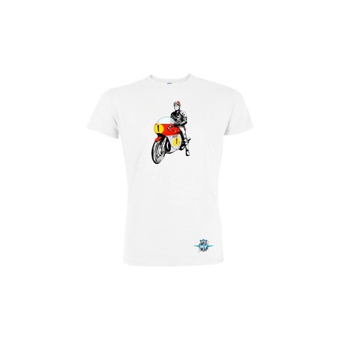 MV19 VINT RIDER T-SHIRT WHITE