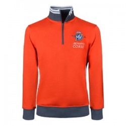 MV 19 Q-Z SWEATSHIRT RED/BLACK