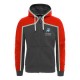 MV 19 Z-UP HOODIE RED/DARK