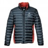MV19 PADDED JACKET GREY/RED -