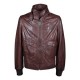 MV19 VINT LEATHER JACKET BROWN
