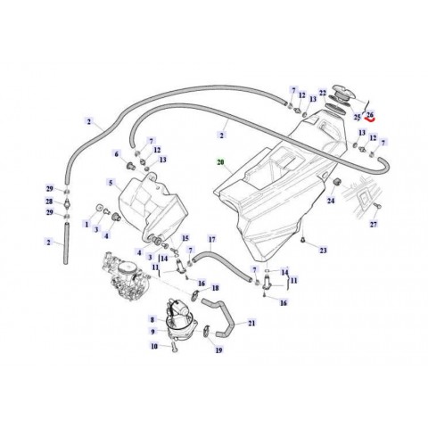 PLUG FUEL TANK TE-TXC 449-511