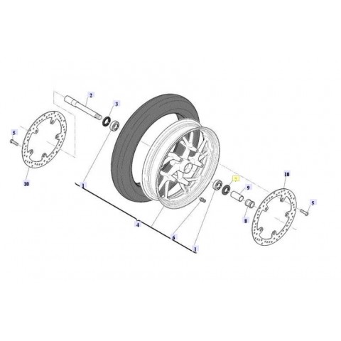 OIL SEAL FRONT WHEEL