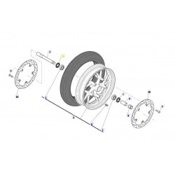 OIL SEAL FRONT WHEEL