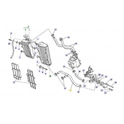 HOSE, COOLING,RADIATOR, PUMP