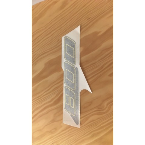 DECAL ''800 WITH FRIEZE'' RIGHT FOR