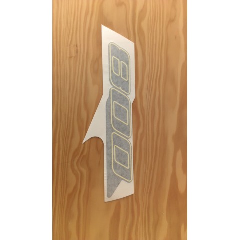 DECAL ''800 WITH FRIEZE'' LEFT FOR